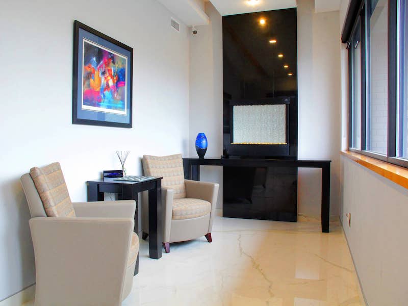Professional office using imported materials.