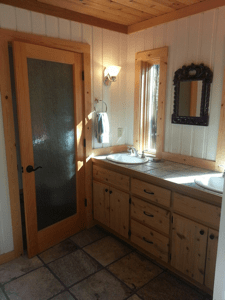  Bathroom vanity with seperate shower room 