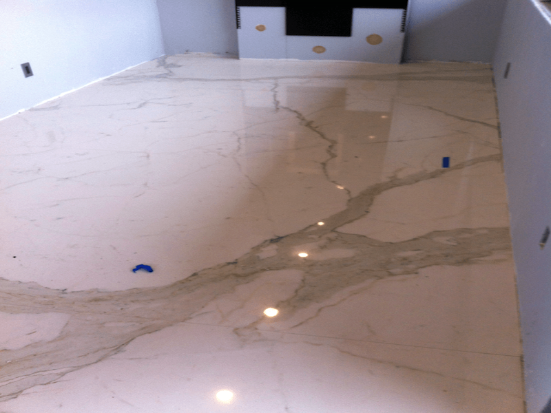  Custom ceramic porcelain floor. 